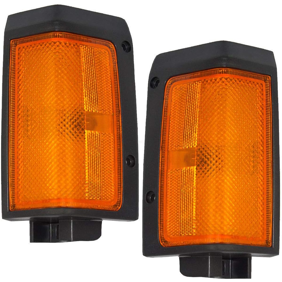PARTS N GO 1986-1987 D21 Pickup Hard Body Marker Light Black TIRM Front Driver & Left and right for the passenger seat side B618501G00 NI2550108 B618001G00 NI2551108