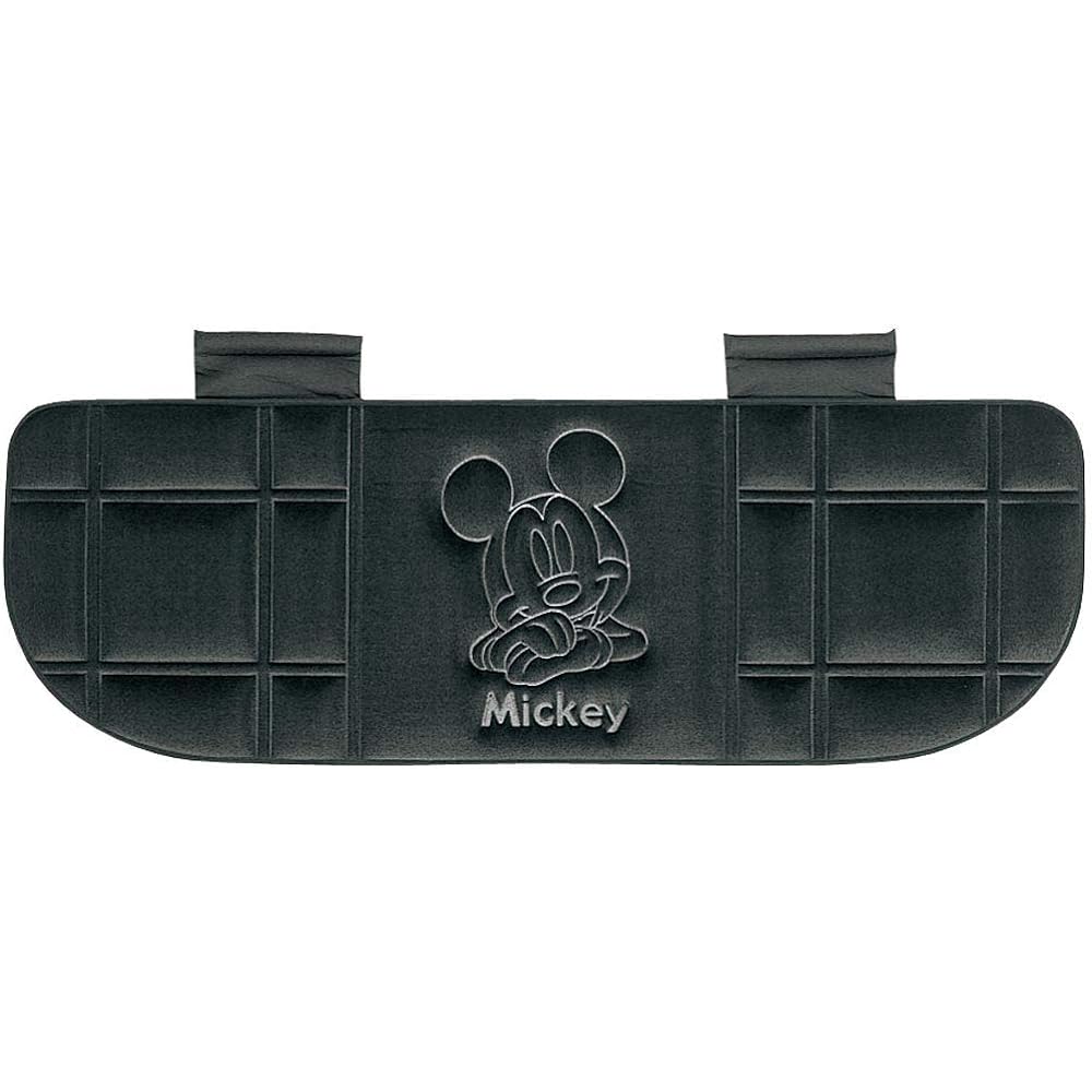 BONFORM Seat Cushion Mickey Press Velor for 1 Light/Regular Car (2 Front Seats & Rear Seat) Set Black 5590-91BK