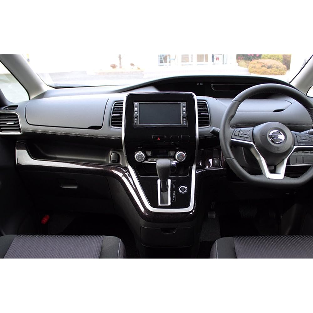 SecondStage SHN0120KW2 Serena C27 Instrument Panel Black Wood Grain 2