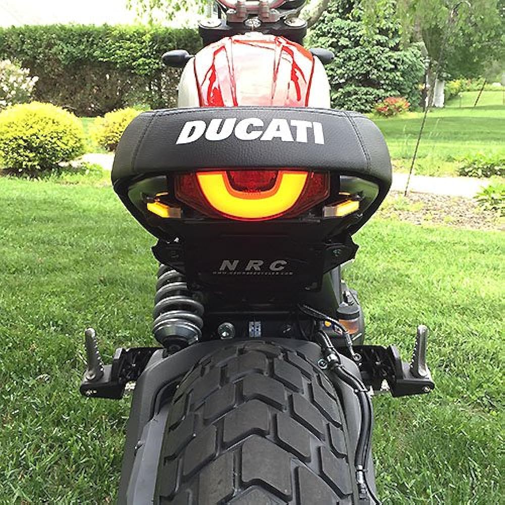 Ducati Scrambler Fender Eliminator Kit (Plate Light Bracket) --Rage Cycles
