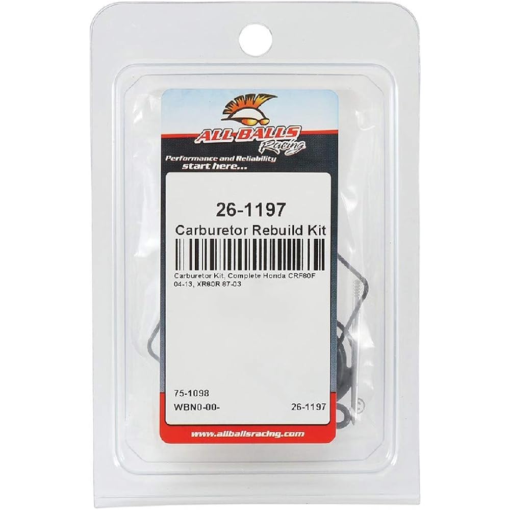 All Balls 26-1197 Carburetor Repair Kit (26-1197 Honda CRF80F XR80R 2000-2013)