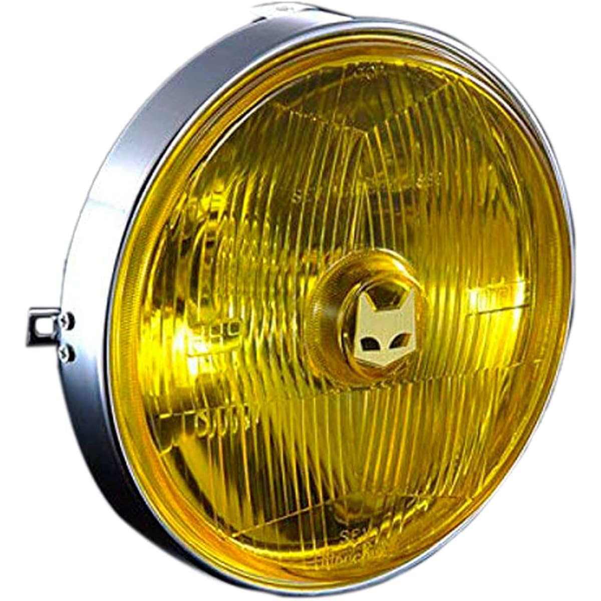 Marshall Headlight, General Purpose 889 Driving Lamp, 180φ Universal Light Unit, Yellow Lens