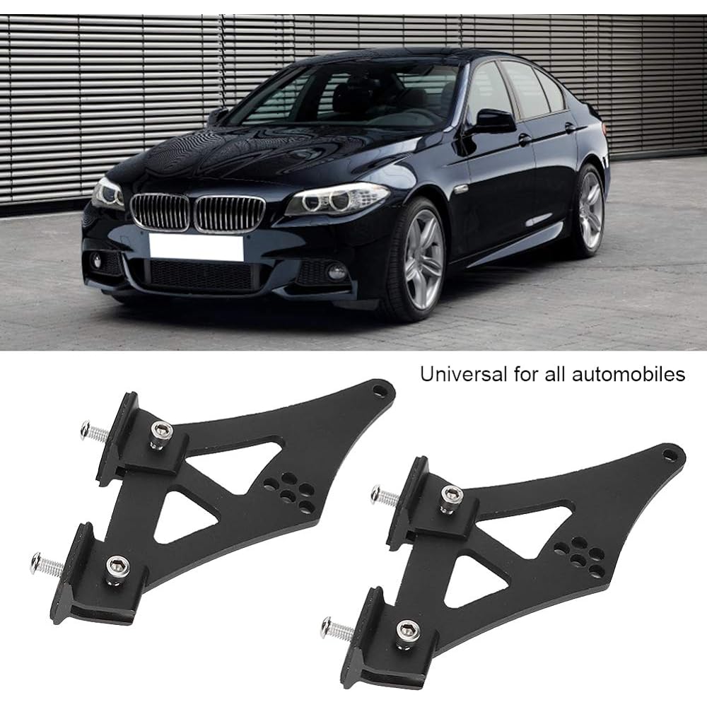 QIILU Spoiler Leg 5 inch Universal Car CNC Aluminum Alloy Rear Wing Trunk Racing Tail Spail Leg Mount Bracket