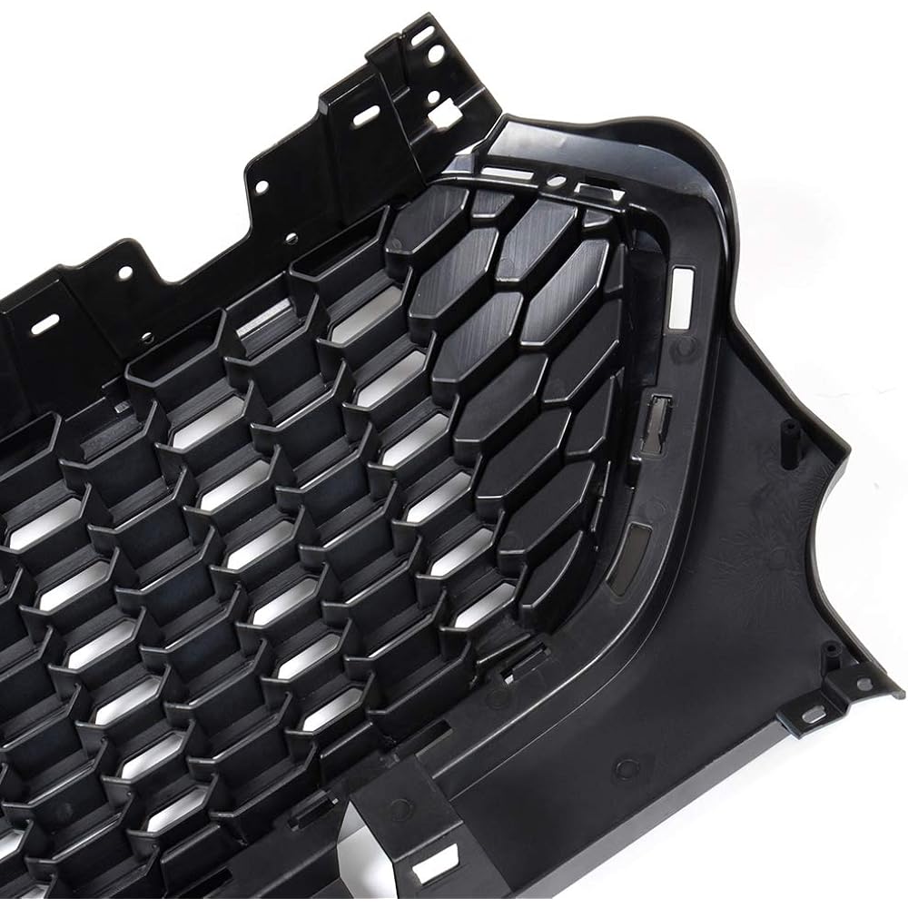 Front Bumper Grill Ford Escape Kuga 2017 Model Compatible Exterior Grill Gloss Glossy Black Protection Grill Guard Honeycomb Mesh Style