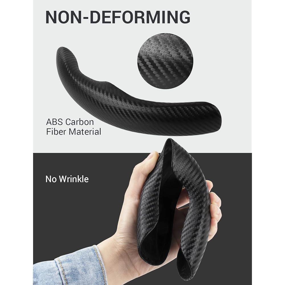 Model 3 Model Y Handle Cover ABS Carbon Fiber Black