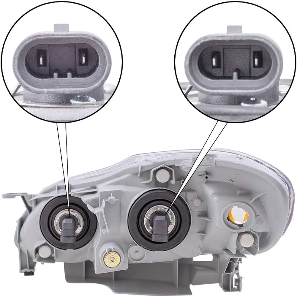BROCK replacement driver's seat and passenger seat headlight Corolla 81150-02200 81110-02190