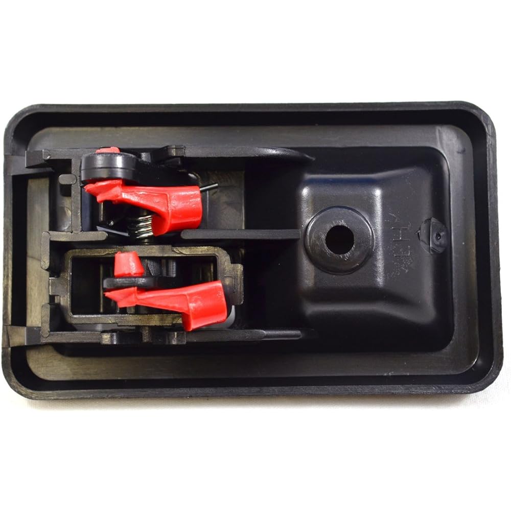 PT Auto Warehouse CH-2833A-LH Inner inner door handle black driver seat side