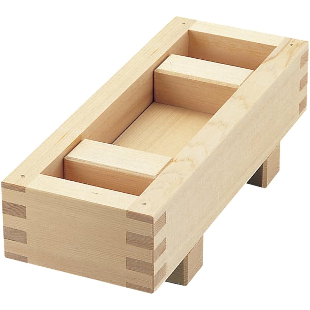 Yamako Kyosaba Sushi Utensil Pressed Cypress Inner Dimensions 240x71x Height 60mm 7101