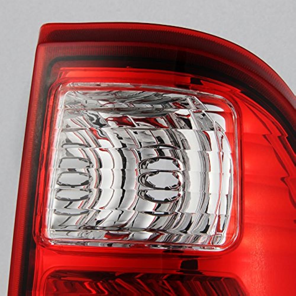 FORD F250/F350/F450 Super Duty OE Replacement Red Clear Tail Light Driver/Learn Pair
