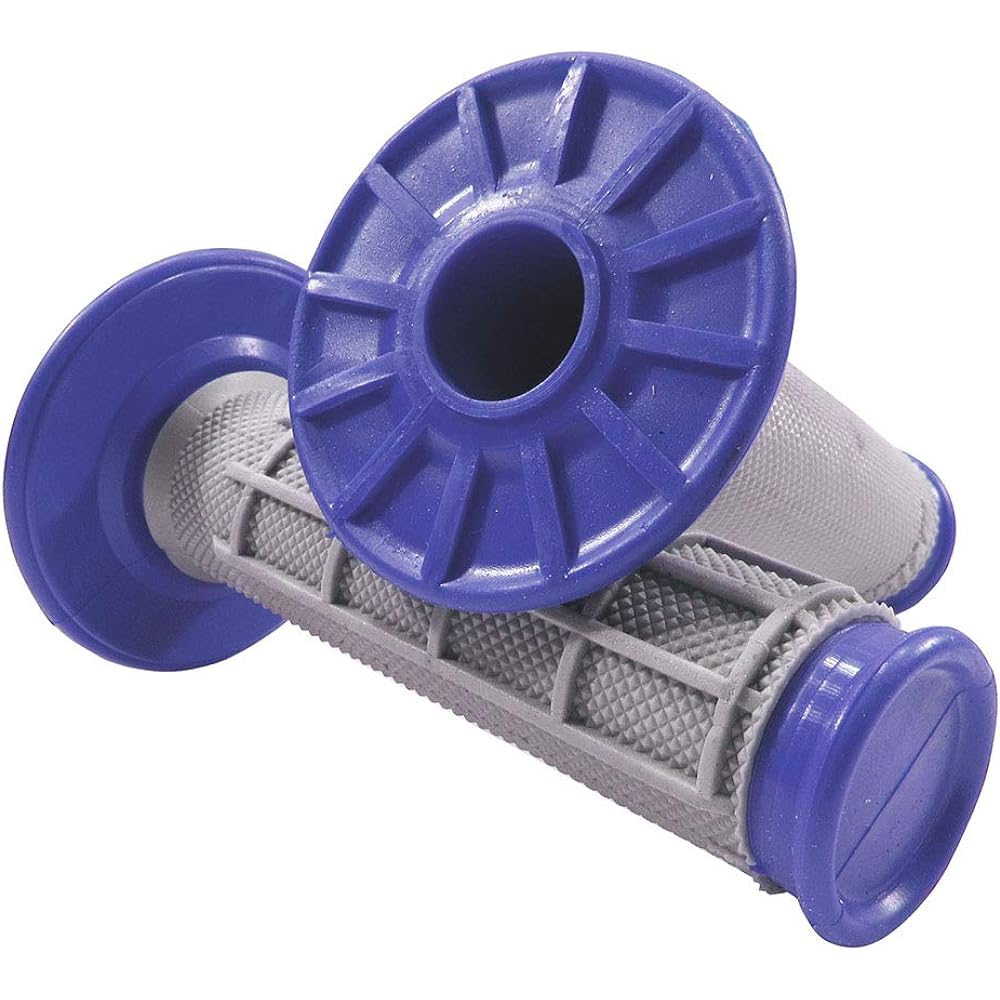 Outlaw Racing Dart Bike Grip Half Waffle Grip Blue PP2671BU