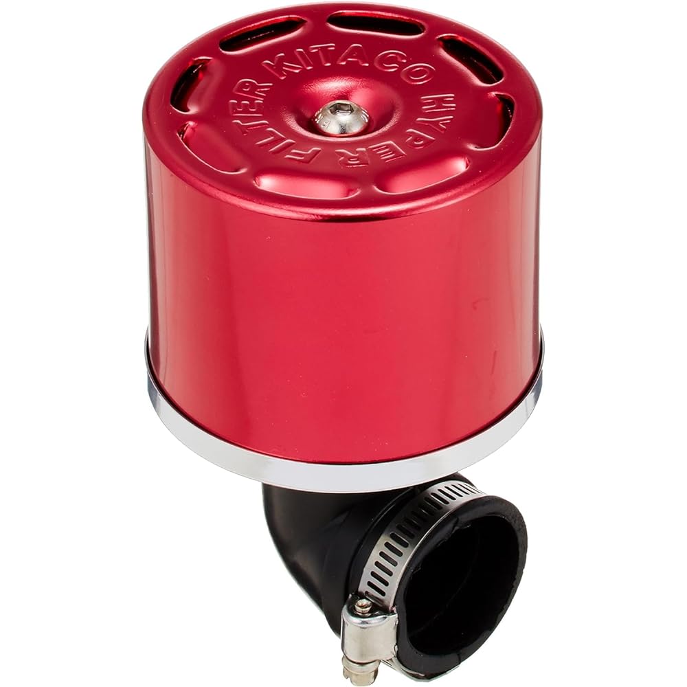 KITACO Hyper Filter Elbow 90° φ35 Blue Anodized 515-7000220