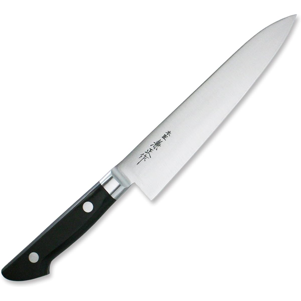 Kanetsune Seki Master Kanemasa all steel (with real blade) with base Gyuto black plywood handle 180mm KC-741