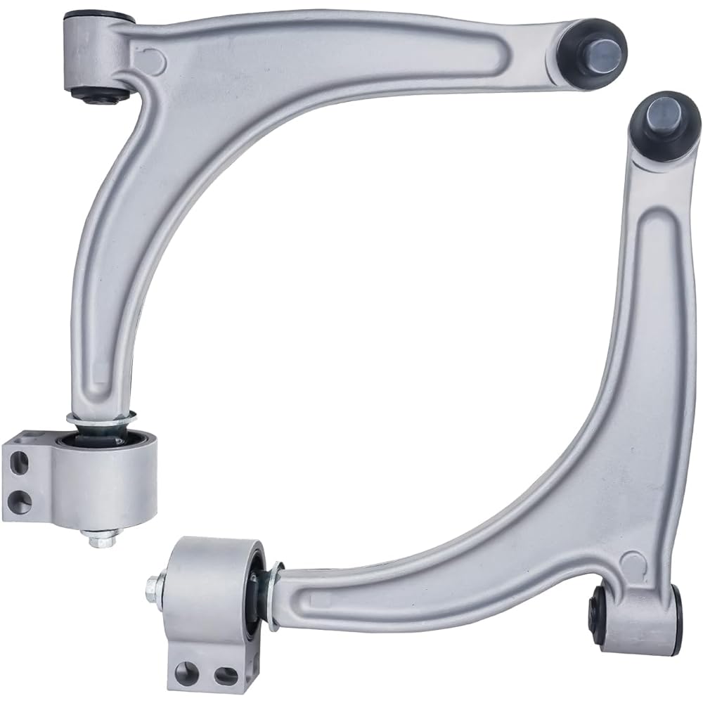 6 Points Front Suspension Kit -2 Front Rower Control Arms & Ball Joints, 2 Outer Thai Rods, 2 Swaver Links, and only models other than turbo. 11.8 inches from the center to the center.