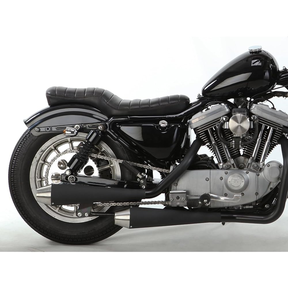 MOTOR ROCK Sportster XL'86-'03 Genuine leather seat long MR-SM028