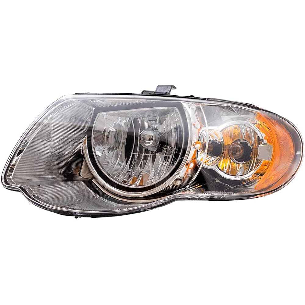 Halogen Headlight Head Ramp Driver Replacement 05-07 Chrysler Town & Country Ban 119 inch Wheel Base 4857991AD
