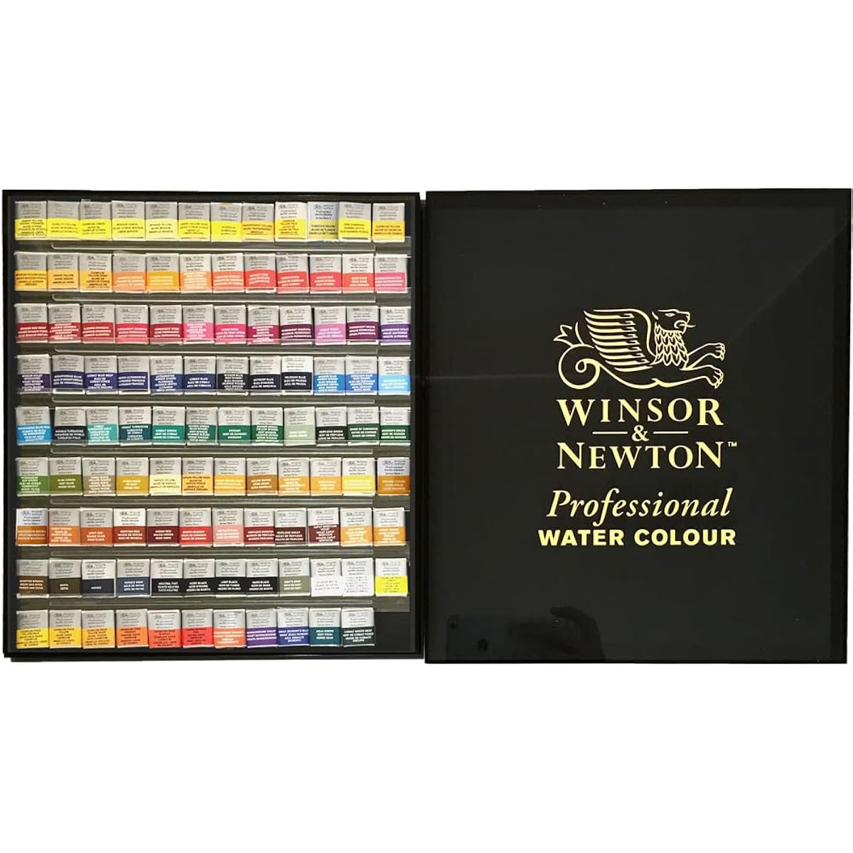 Winsor & Newton Watercolor Paints Windsor & Newton Professional Watercolor 107 Color Set Half Pan 18809797
