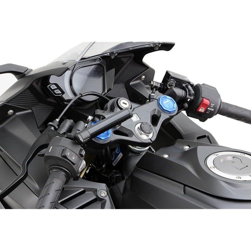 HURRICANE Clamp Bar Black with USB Power Supply CBR250RR (MC51) HU1026B