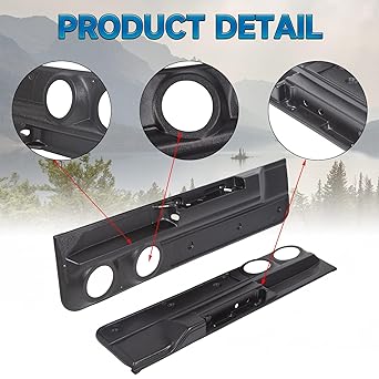 KUAFU Lower Door Panel Set 2 Speak Card Appanel 1978-1988 Monte Carlo Malibu (2DR) & El Camino Cutlass Regal