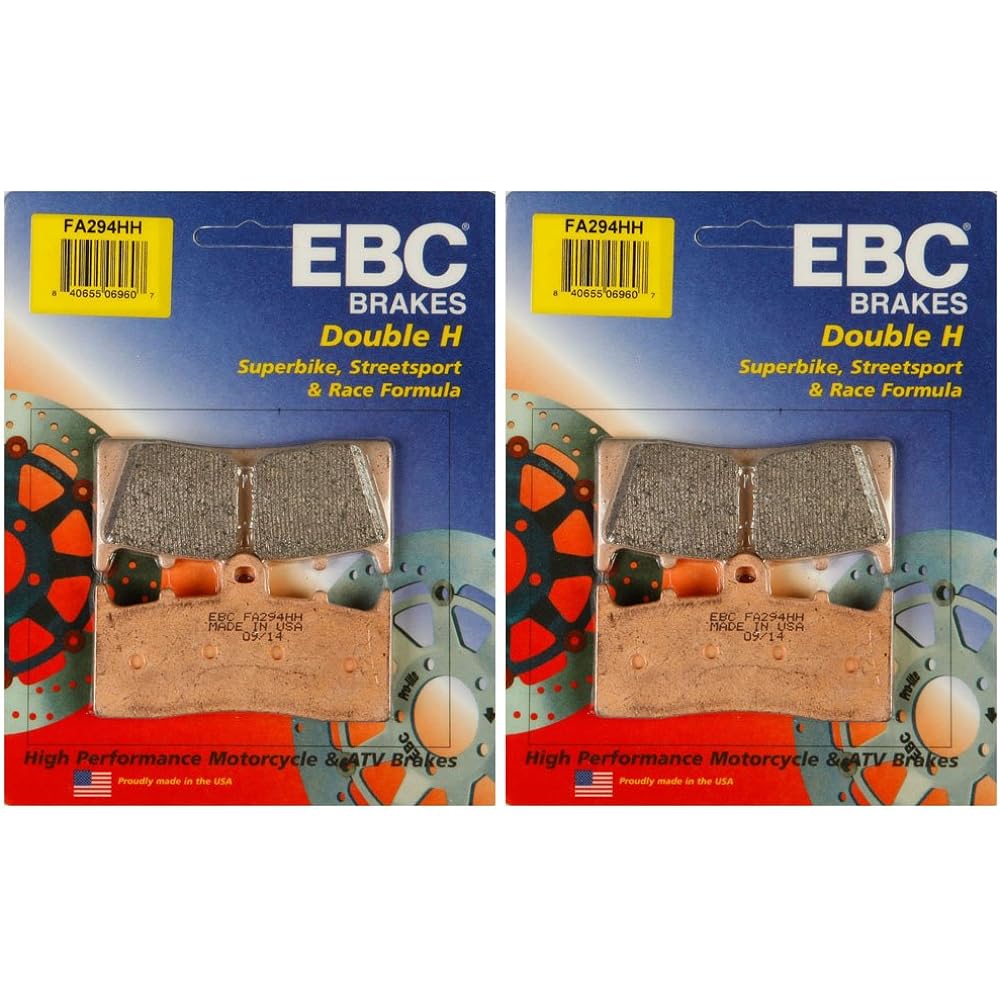 EBC Double-H Sintered Metal Brake Pads FA294HH (2 Packs - Enough for 2 Rotors)