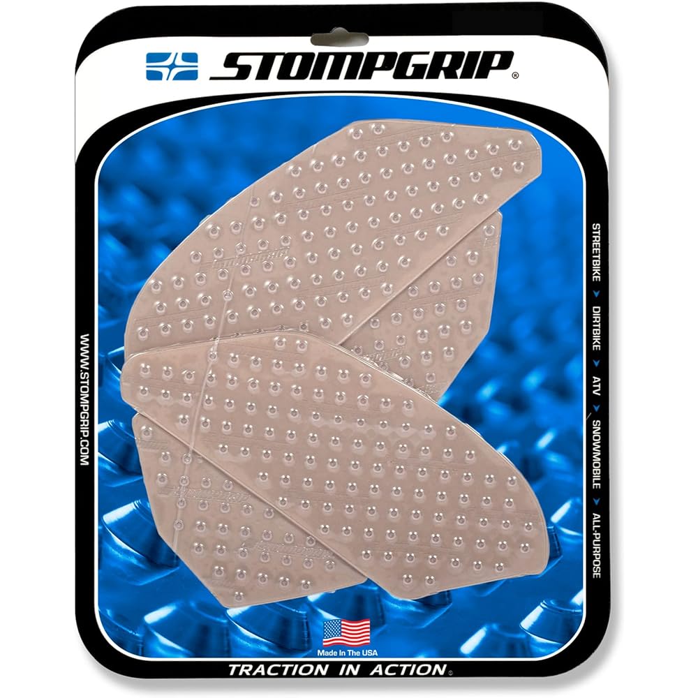 STOMPGRIP Traction Pad Tank Kit VOLCANO Black YZF-R1(09-12) 55-1007B