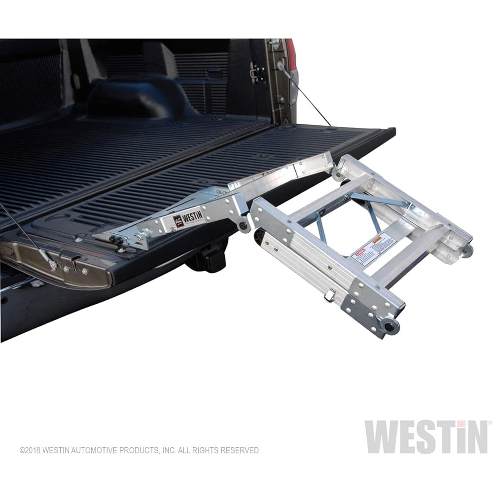 Westin 10-3000 Track Paltail Gate Radder Silver