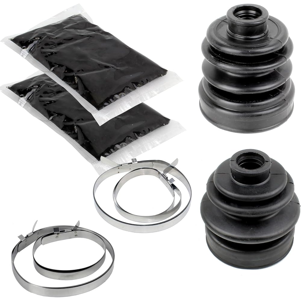 Caltric Rear Axle Inner Outer CV Boots Kit Yamaha RHINO 660 YXR660F 4WD 2005-2007