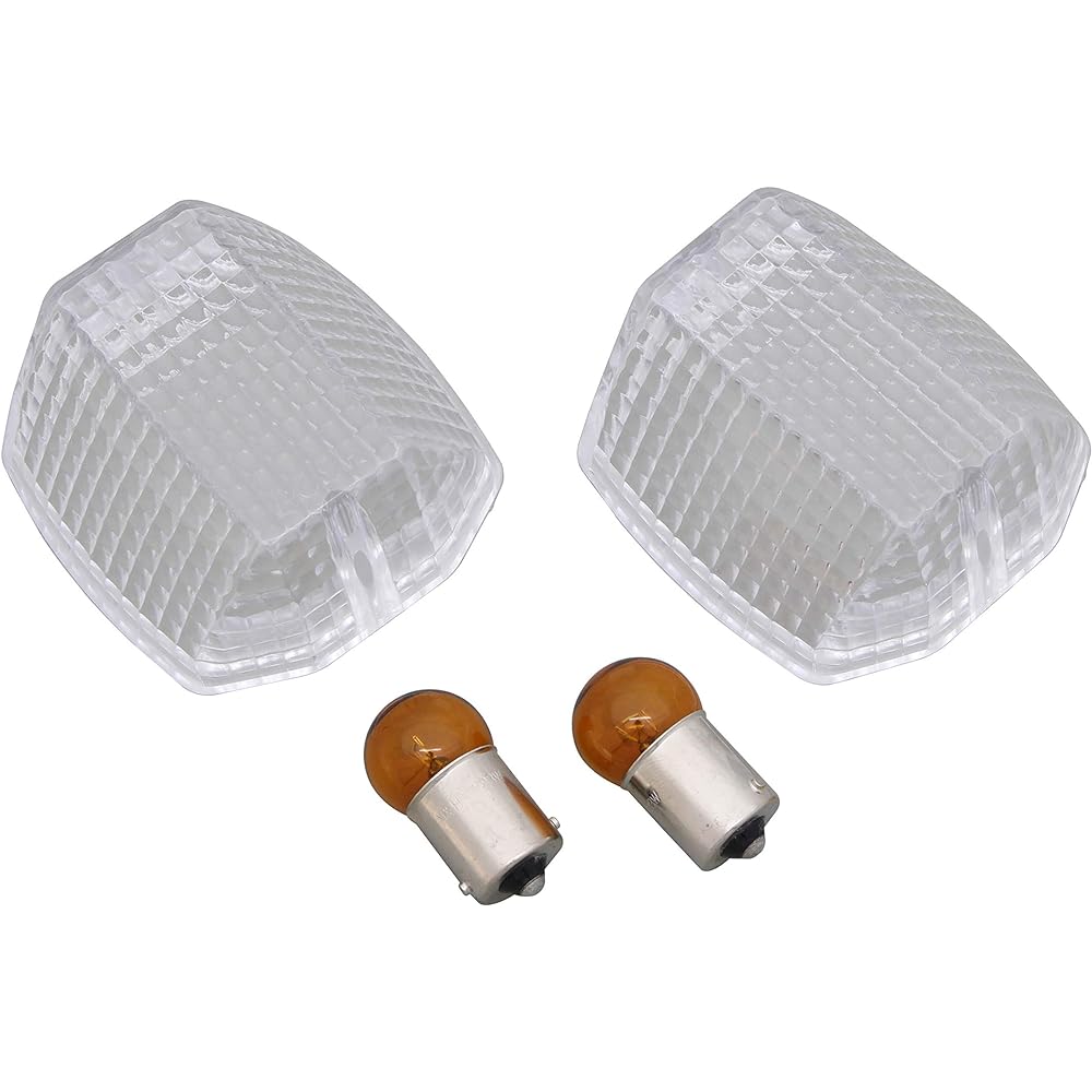 POSH Motorcycle Supplies Turn Signal Lens Set ZRX1200R/1100/400/GPZ900R Domestic Rear Clear 038078