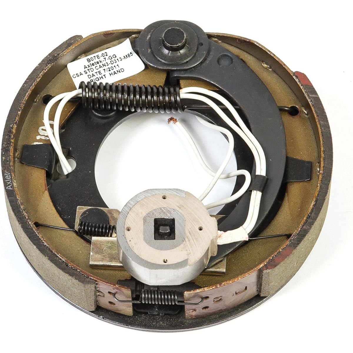 HUSKY 30788 Black Paint 7 inch x 1.25 inch Right Hand Electric Brake Sembrilling (600 pounds to 2200 pounds)