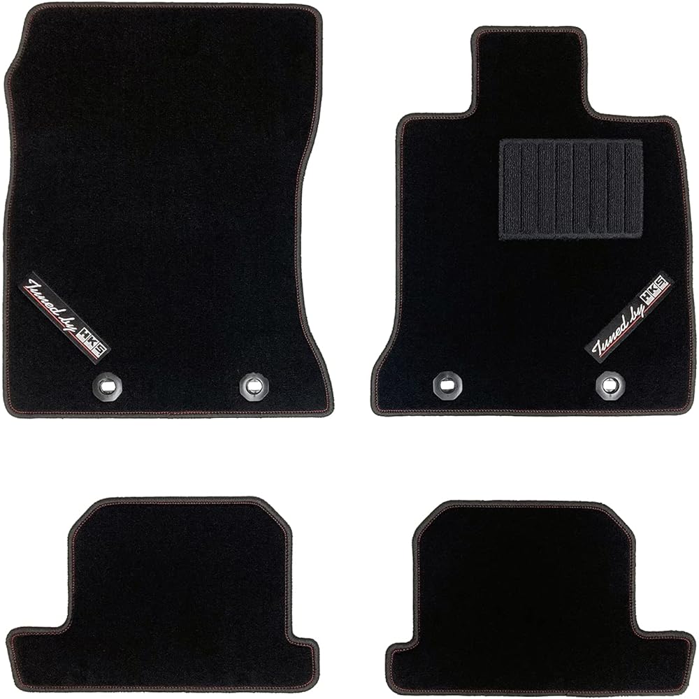 HKS floor mat front + rear set BRZ ZD8 FLOOR MAT FRONT+REAR SET 51007-AK404 BK
