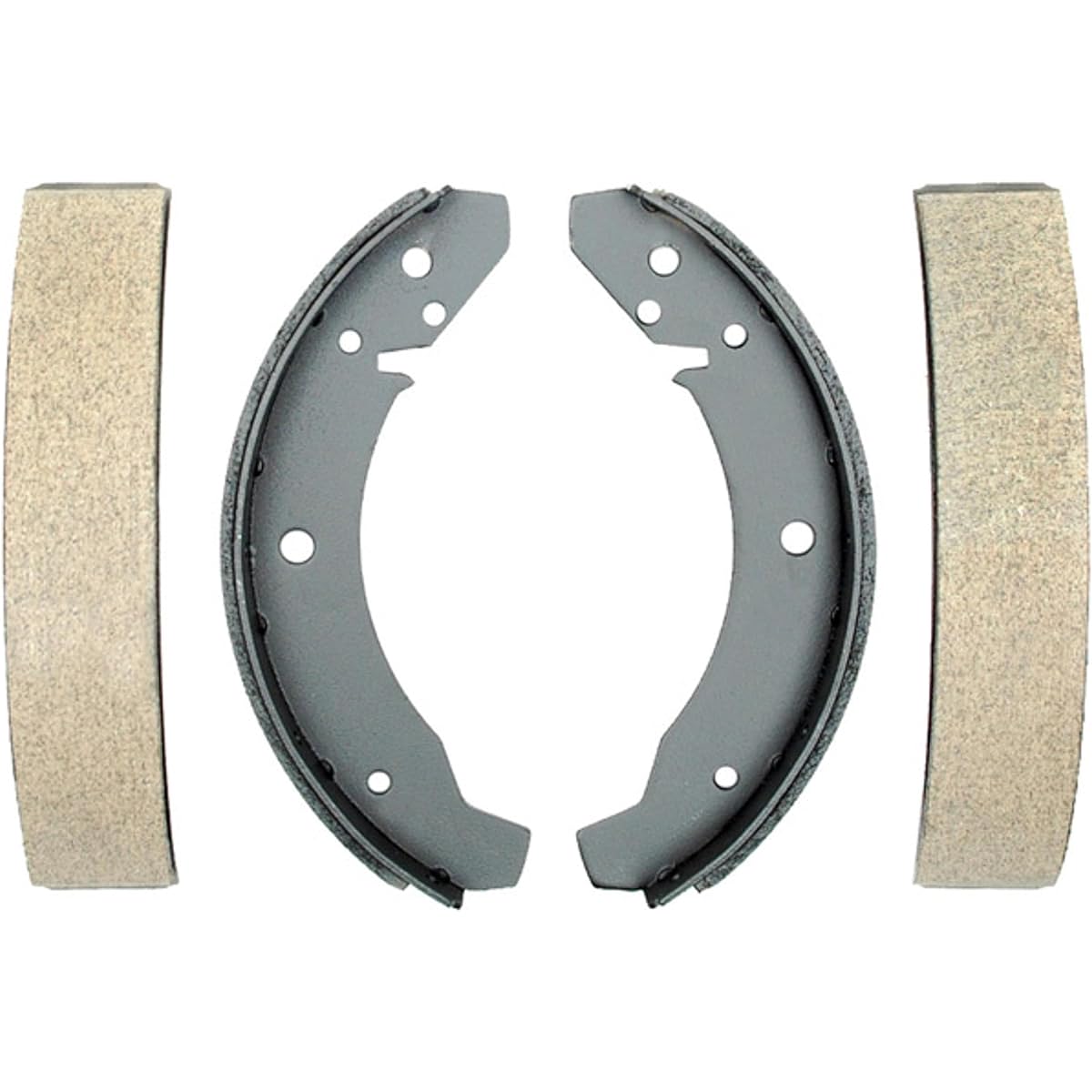 ACDelco 17315B Professional Bonded Rear Drum Brake Shoe Set