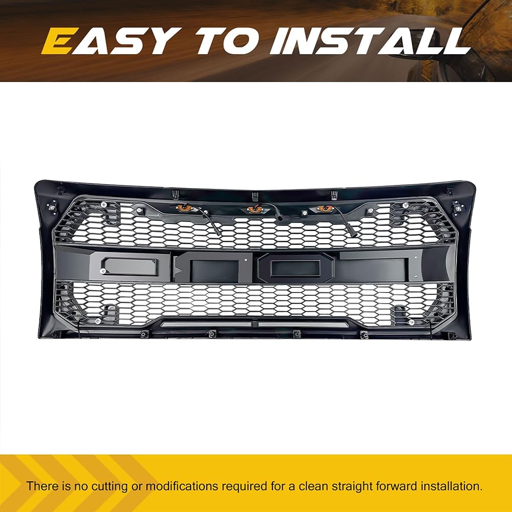 AMERICAN MODIFIED RAPTOR Style Grill 09-14 Ford F150