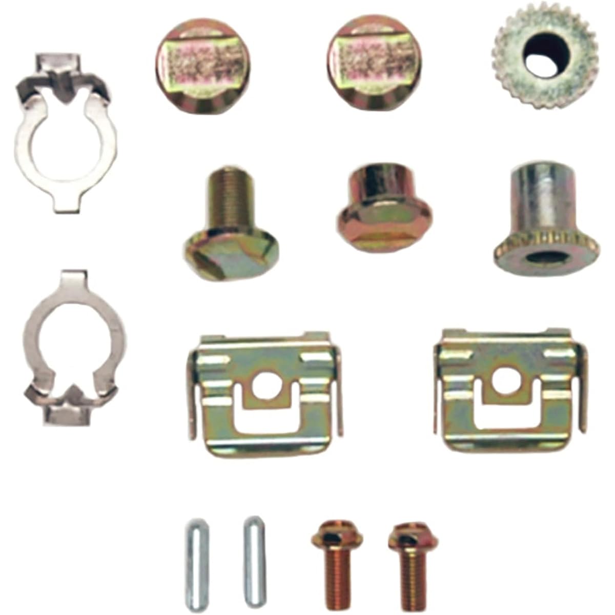 ACDelco 18K1626 Professional Rear Parking Brake Hardware Kit with Clips, Adjusters, Pins, Bolts, and Grease