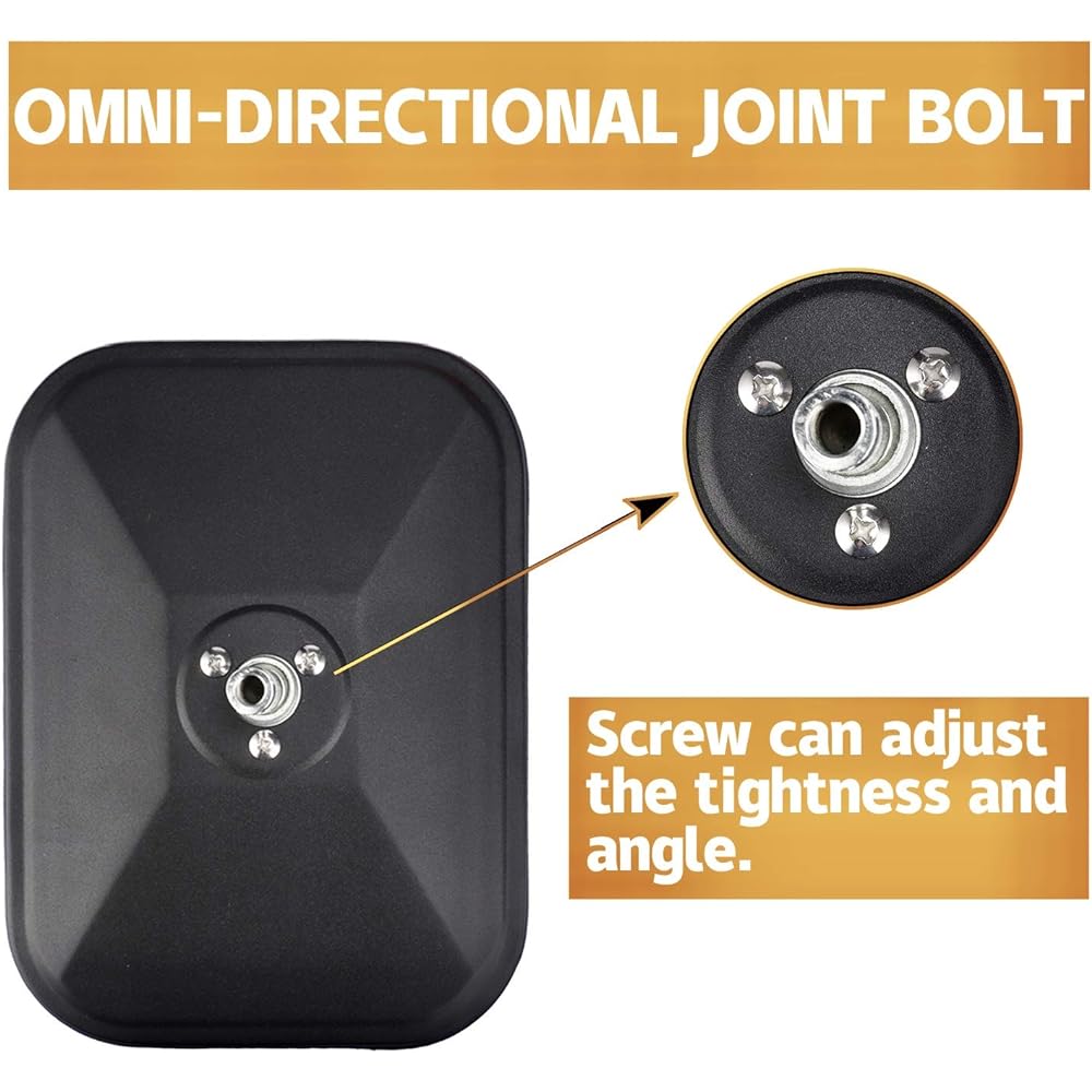 JUSTTOP Mirror Door Off Side View Mirror Geep Langler CJ YJ TJ JL & Unlimited Quick Instaled A Miller Safe Door Off Drive Exterior Accessories 2 Packs