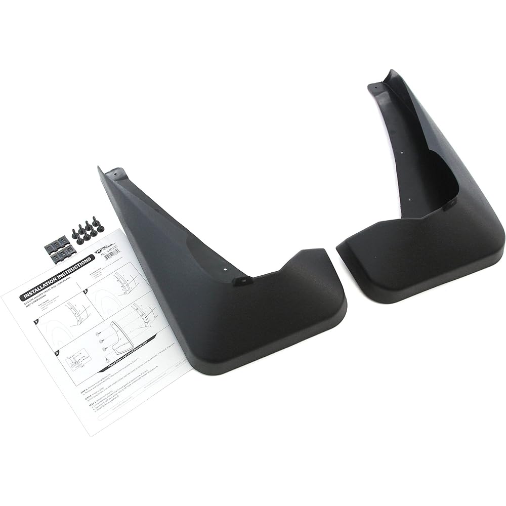 2006 - 2010 Jeep Commander Mud Flaps Plash Guard without running board front back 4 Piece Set custom molding