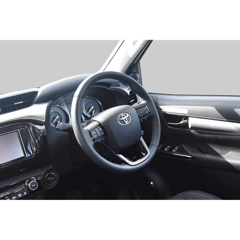 SecondStage Toyota HILUX HILUX GUN125 Pickup Truck Steering Panel Under Piano Black T535BLK