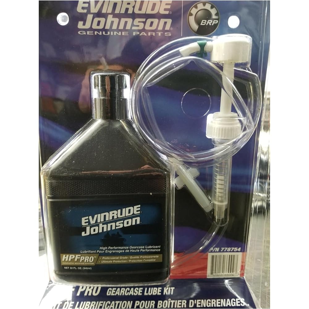 Johnson Evinrude HPF Pro Gear Case Lubricant Lubricant Kit Pump 07778754
