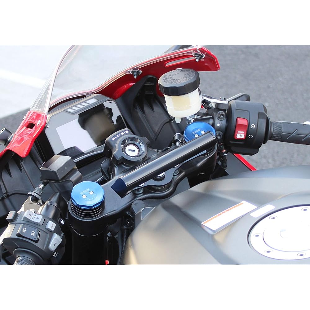 Kijima Motorcycle Bike Parts Handle Mount Stay Maximum Loading Capacity: Approx. 1.5kg Diameter: φ22.2 Steel Black Finish CBR600RR HONDA 204-0705