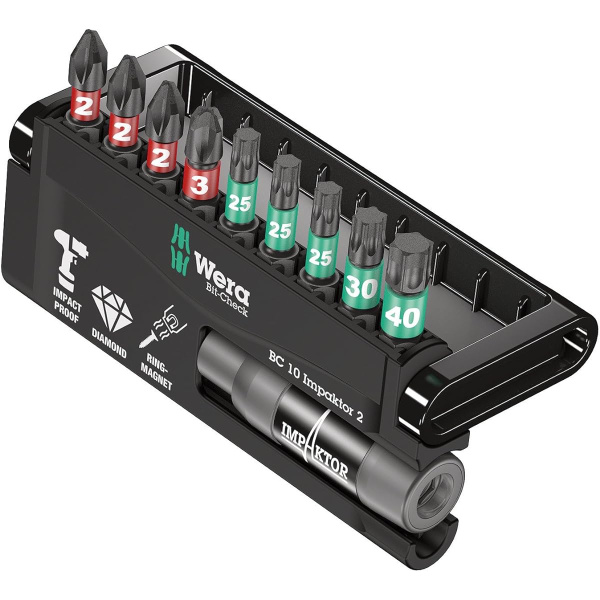 Wera 8751/67-9IMPDC Impact Bit Check 057682