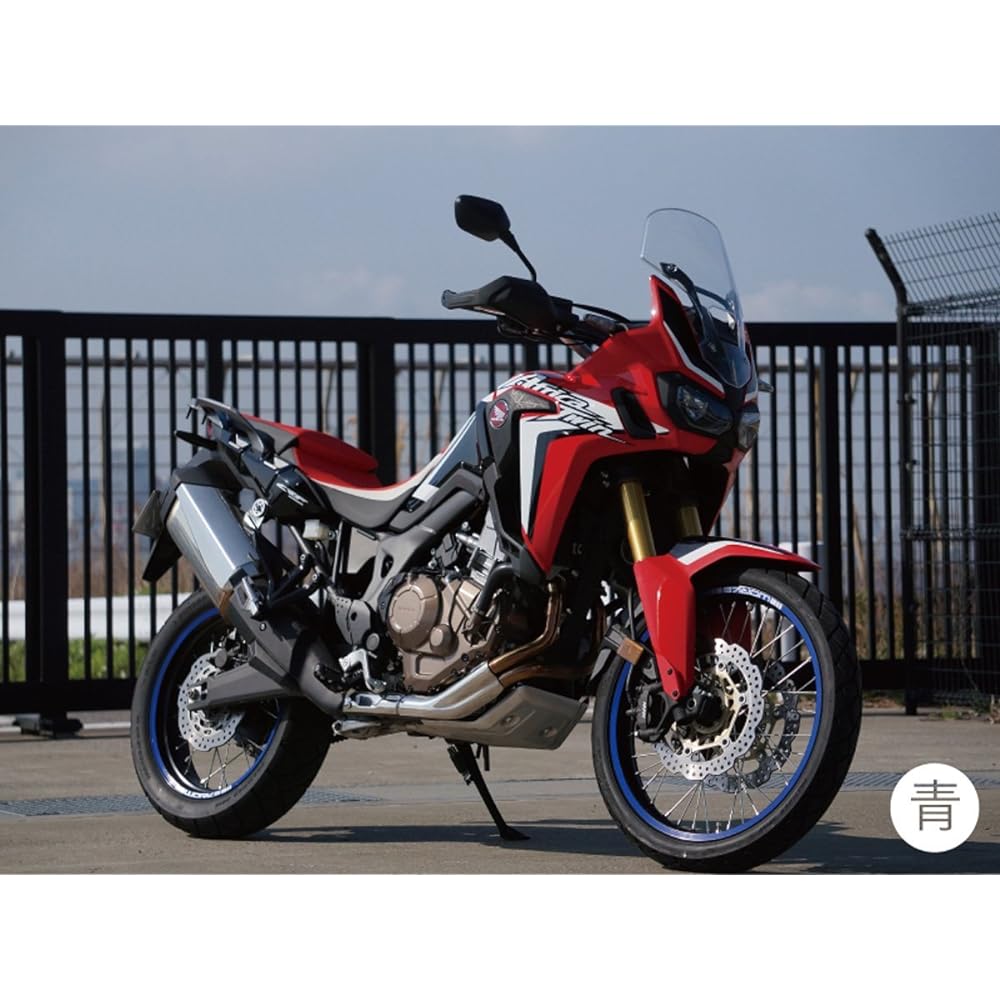 World Walk CRF1000L Africa Twin Graphic Rim Sticker Solid Gold crf1000l-rim_g