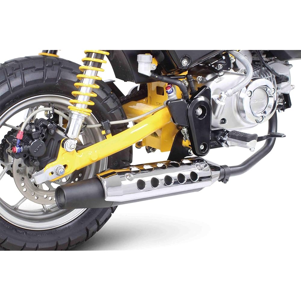 SP Takegawa Muffler SSS Muffler (Sports Star Special Muffler) Government Certification Exhaust Pipe/Silencer: Steel Black Finish Protector: Chrome Plated Monkey 125 (JB02) 04-02-0330