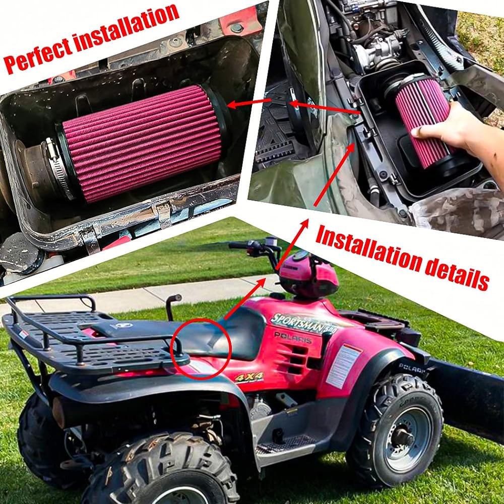 7080595 Red Air Filter Polaris Sportsman 400 550 550 600 700 850 1996-2017