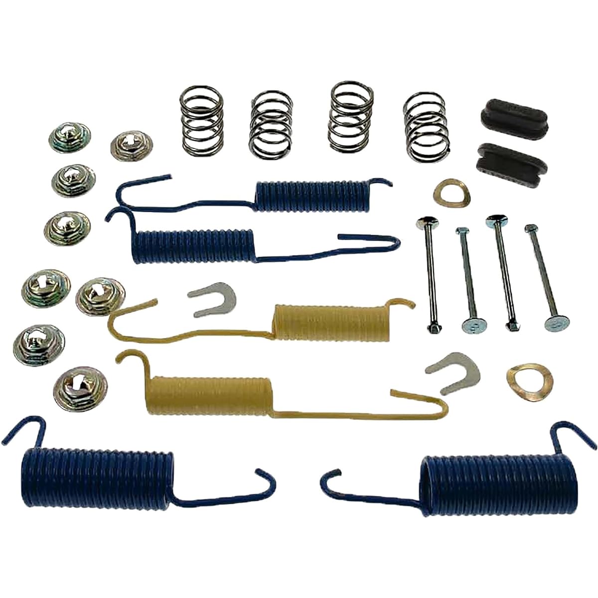 ACDelco 18K1604 Professional Rear Drum Brake Hardware Kit with Springs, Pins, Retainers, Washers, and Caps