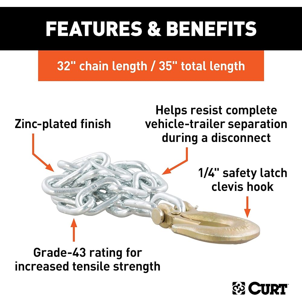 Curt 80302 Safety chain