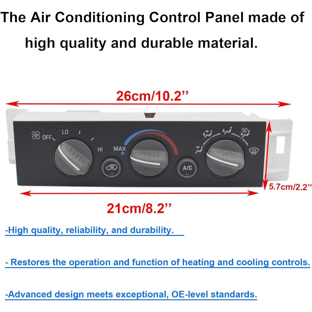 MOCW 9378815 AC heater control panel rear window No cloud stop