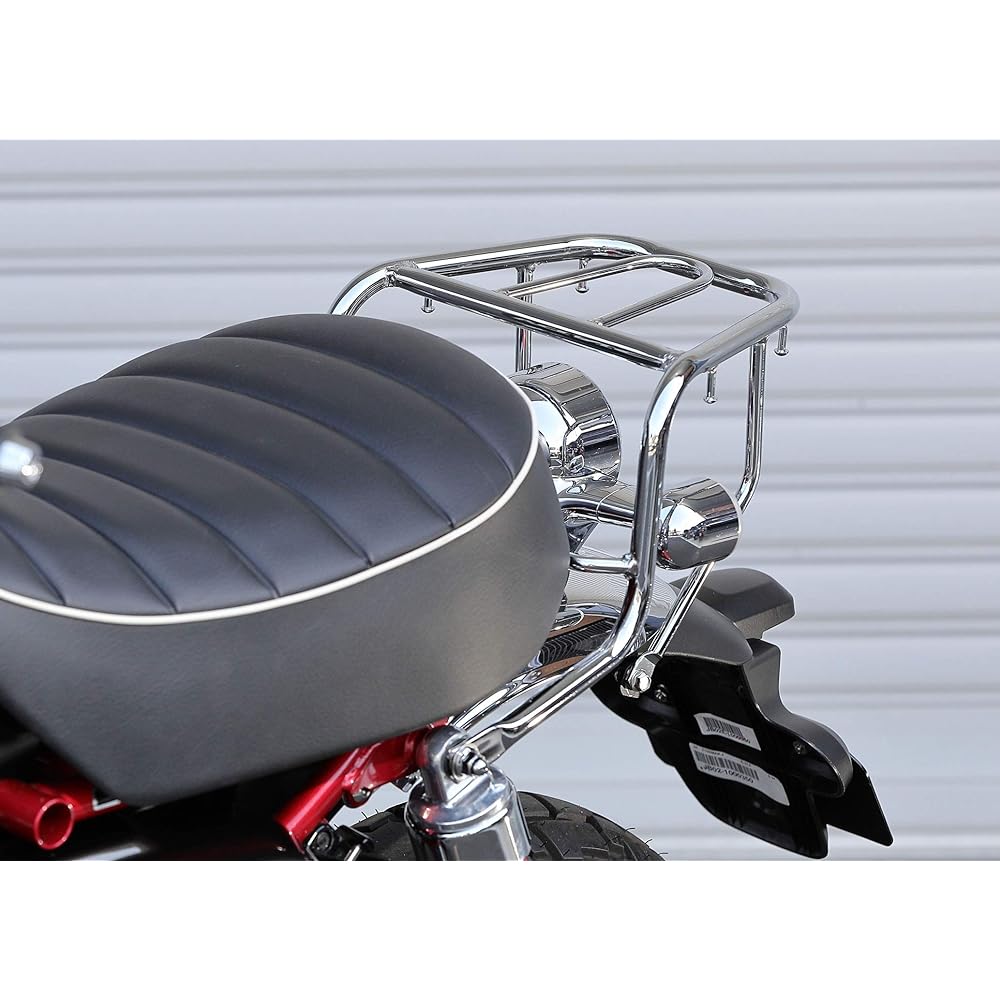 Kijima Motorcycle Bike Parts Rear Carrier Monkey 125 ('18-) Chrome Plated Finish HONDA 210-2752