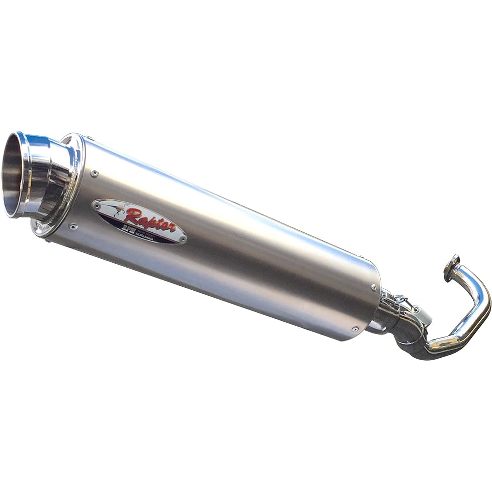 RPM Full Exhaust Muffler 80D-RAPTOR Titanium Silencer Cover Yamaha NMAX 6052Y