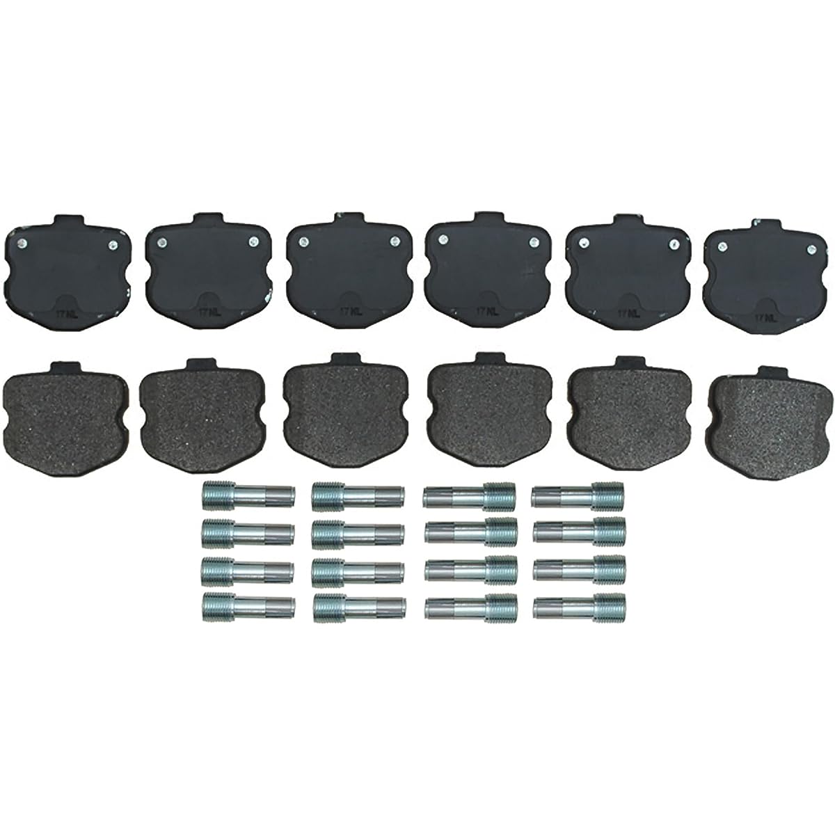 ACDelco 17D1185MH Professional Semi-Metallic Front Disc Brake Pad Set