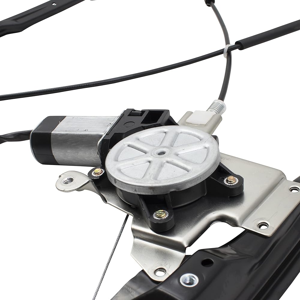 AutoANDART replacement driver front power window lift regulator with motor assembly 00-07 FOCUS 4 Door sedan wagon hatchback 6S4Z5423201BB