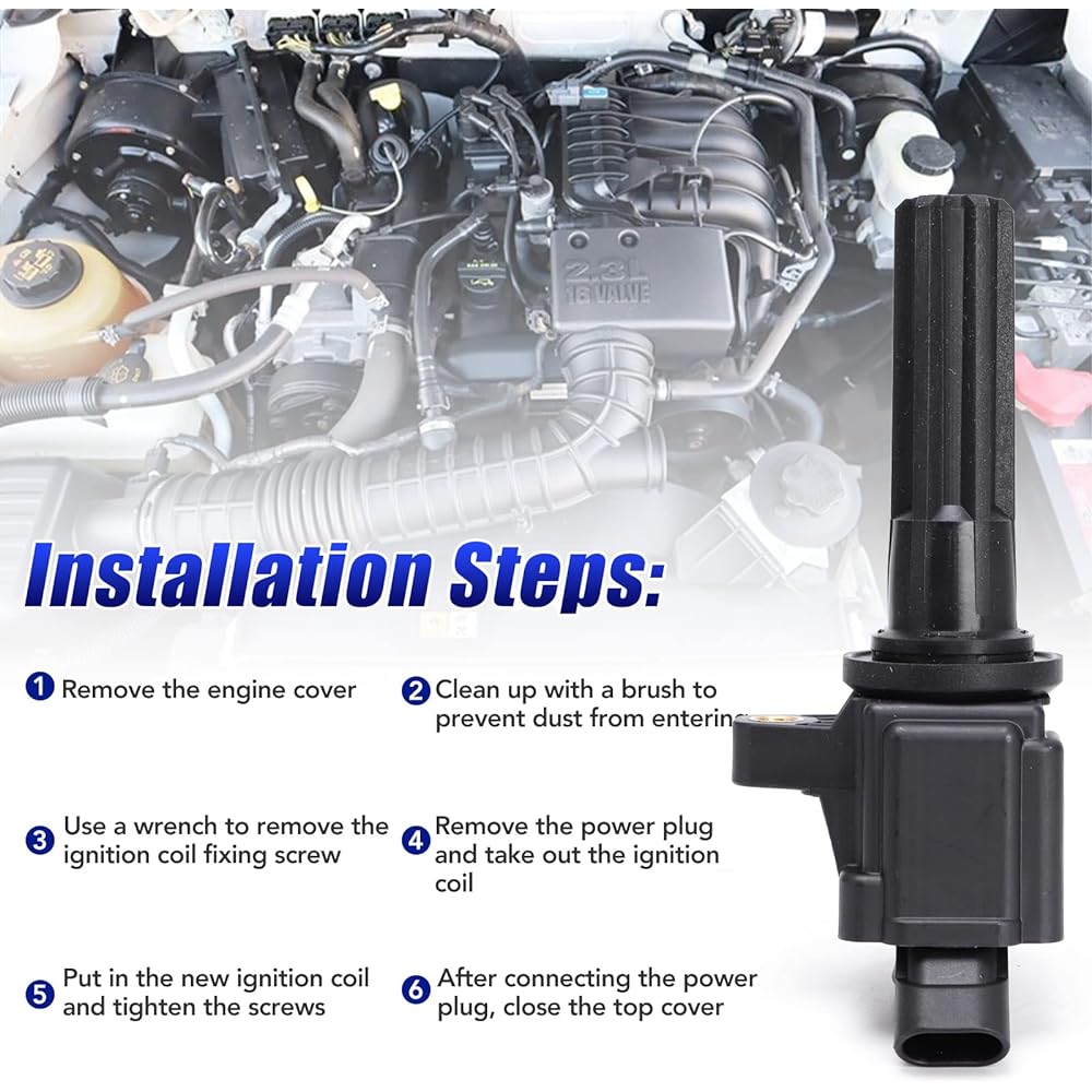 Ignition coil set 6 pieces 2006 2007 2008 2009 Chevrolet Trail Blazer GMC Emboy Coil Pack 4.2 L6 Replacement # UF497 C1558