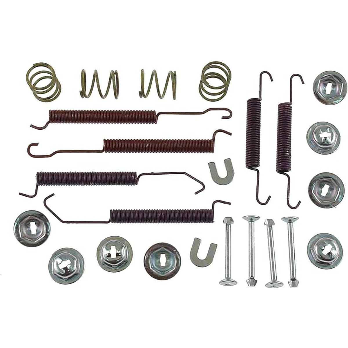 ACDelco 18K1467 Professional Rear Drum Brake Hardware Kit with Springs, Pins, Retainers, and Washers